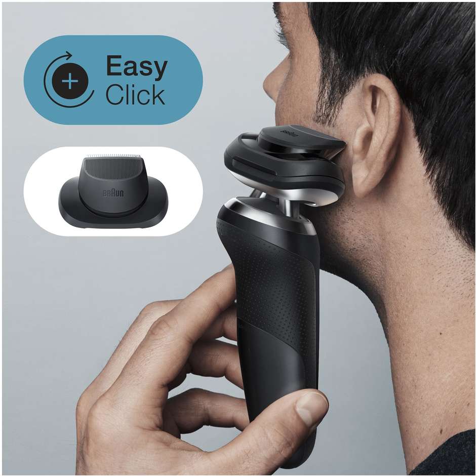 Braun 70-N1200S Serie 7 Rasoio 3 lame con custodia da viaggio e un accessorio