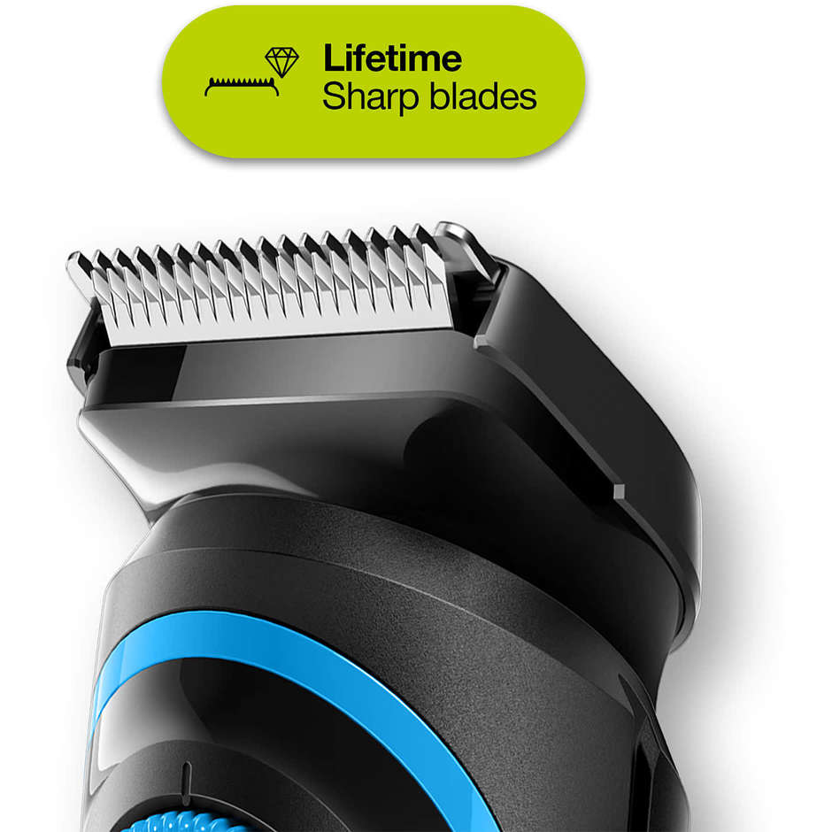 Braun BT5240 Regolabarba Ricaricabile con Ghiera di Precisione a 39 Lunghezze e AutoSense