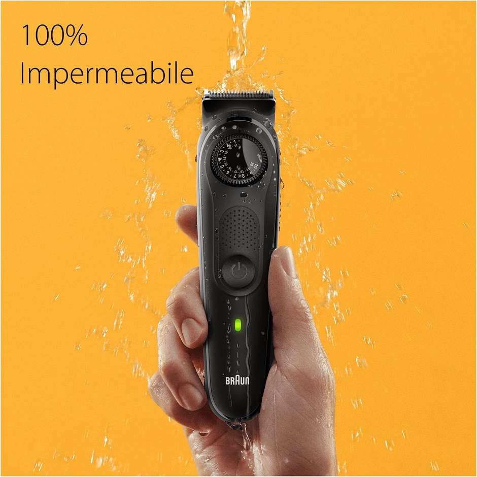 Braun BT5420 5 Beard Trimmer + Accessori Colore Nero