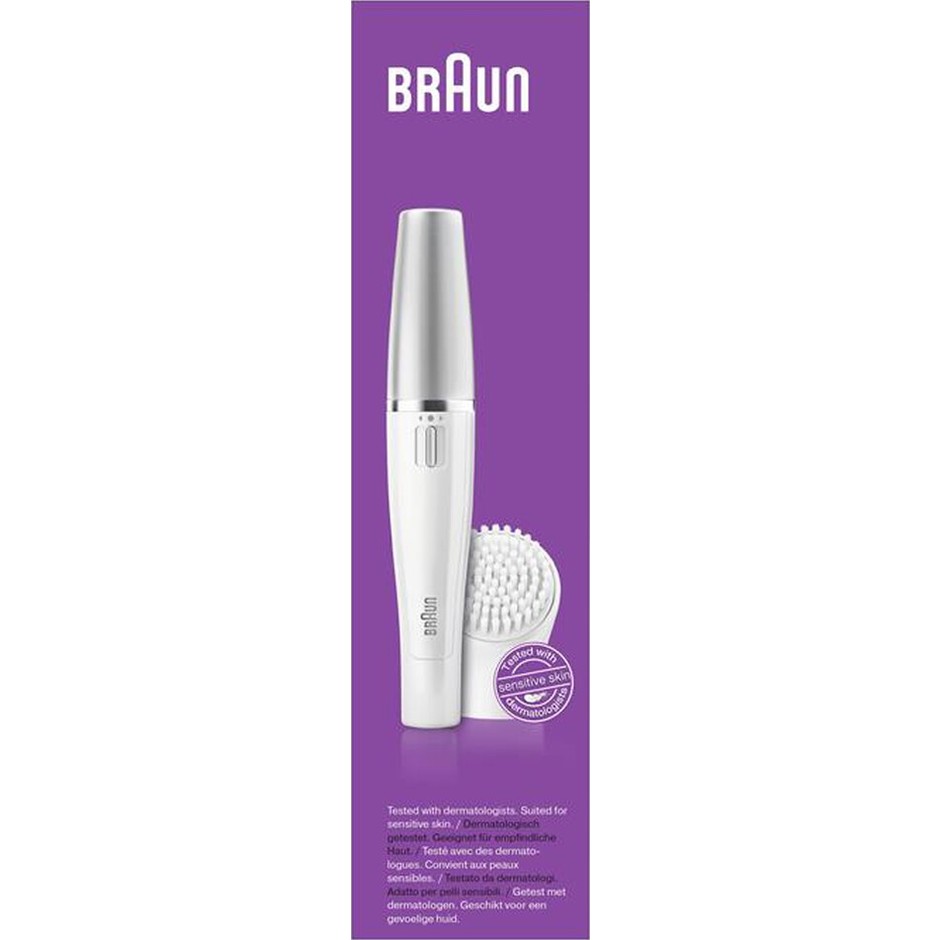 Braun Face 810 Epilatore viso con spazzola per la pulizia Bianco