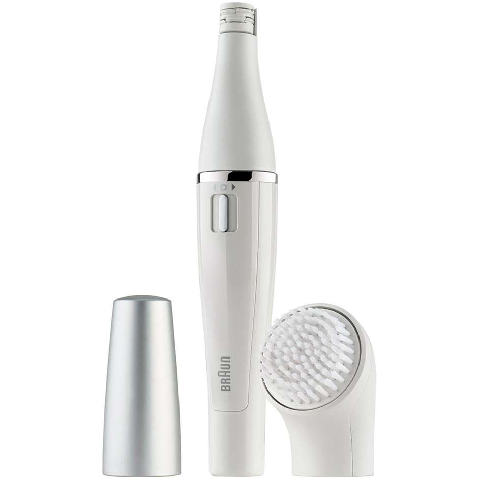 Braun FACE810 Epilatore per viso con testina massaggiante ricaricabile