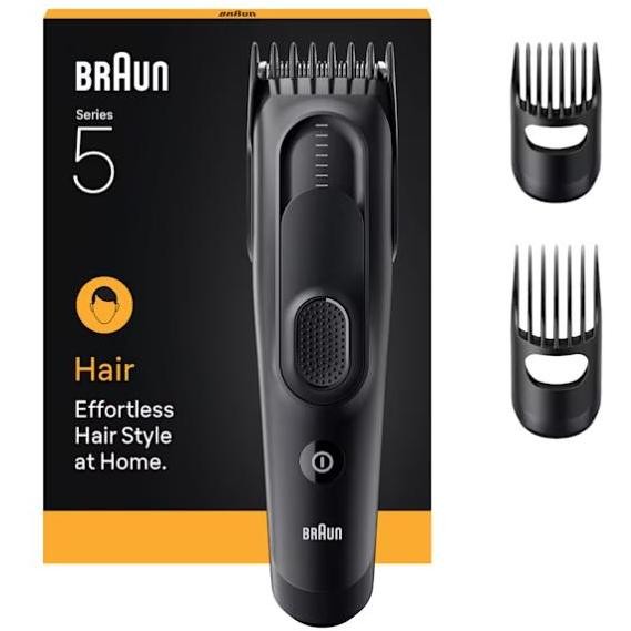Braun HC5530 Tagliacapelli + Accessori Colore Nero
