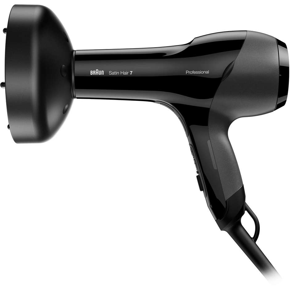 Braun HD785 Satin Hair 7 SensoDryer asciugacapelli professionale 2000 Watt con iontec e diffusore