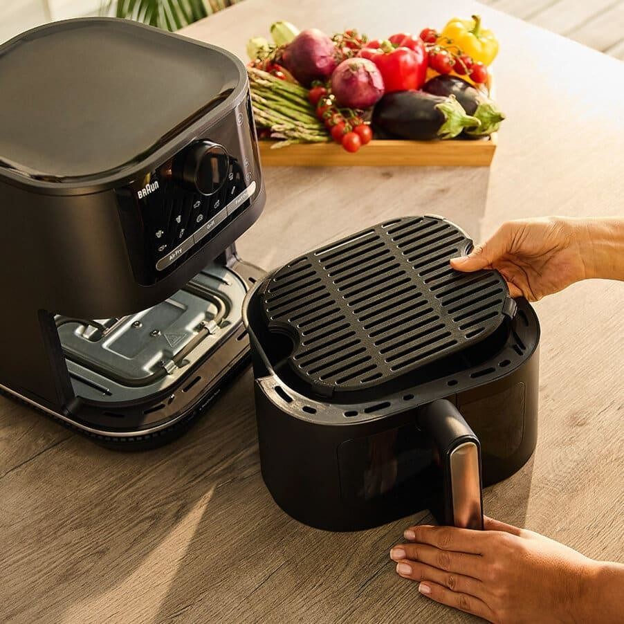 Braun HF 5075 friggitrice ad aria con 20 programmi e doppia resistenza, 2000 W
