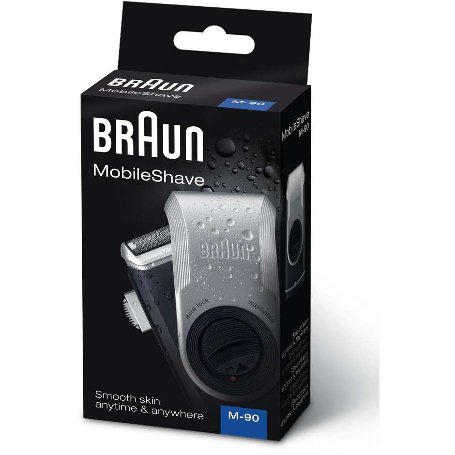 Braun M-90 MobileShave Rasoio elettrico portatile a batterie