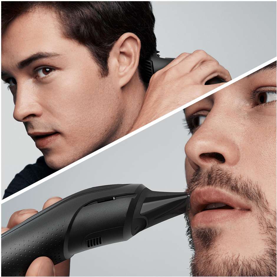 Braun MGK3335 rifinitore 6 in 1 per barba e capelli, autonomia 50 minuti