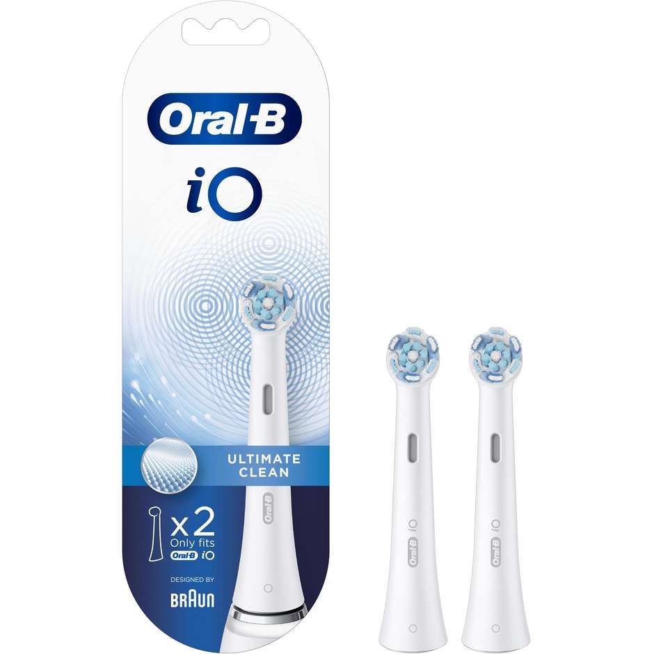 Braun Oral-B Clean White Testine di ricambio per spazzolino elettrico 2 pz colore bianco