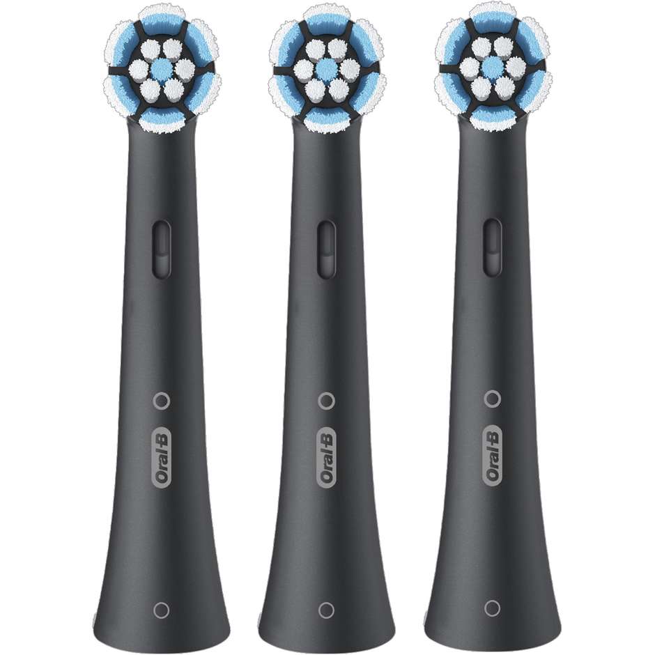 Braun Oral-B iO Gentle Care testine di ricambio 3 pezzi nere