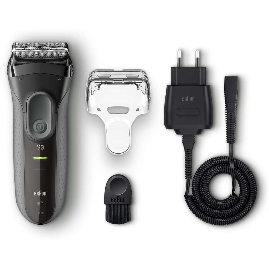 Braun Series 3 ProSkin 3000s rasoio elettrico ricaricabile autonomia 45 min