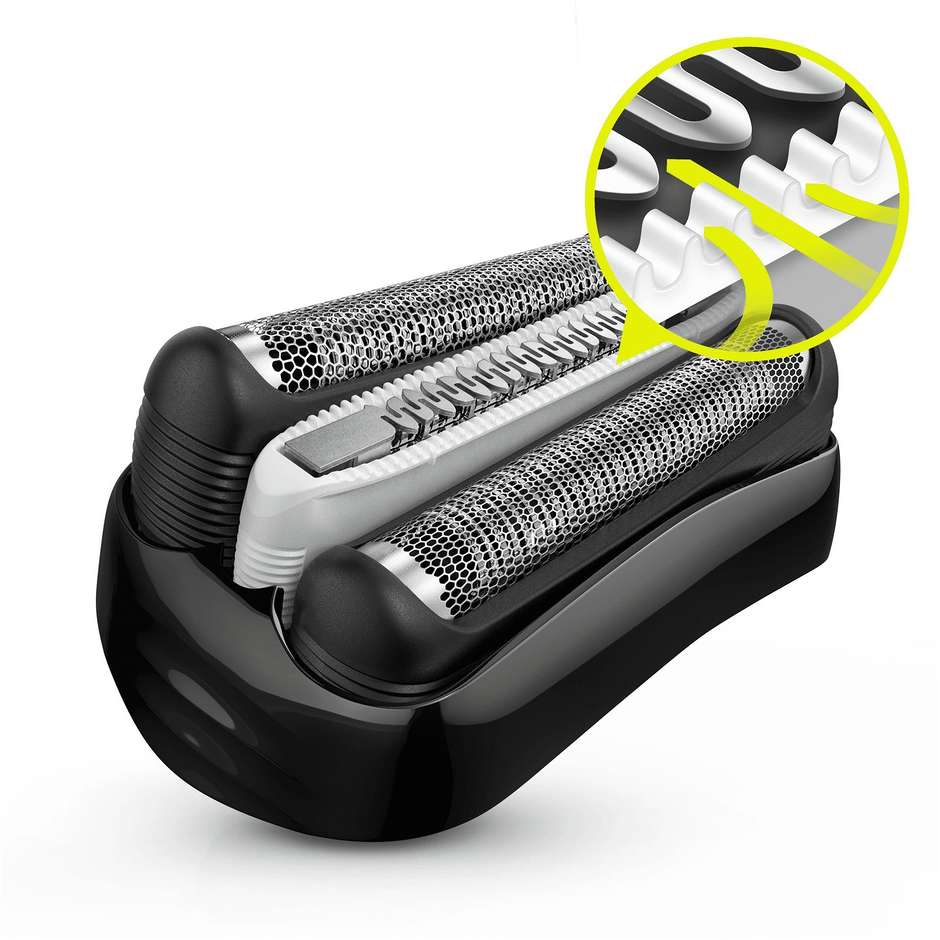 Braun Series 3 ProSkin 3020s Rasoio Elettrico Ricaricabile e a Rete con MicroComb Nero