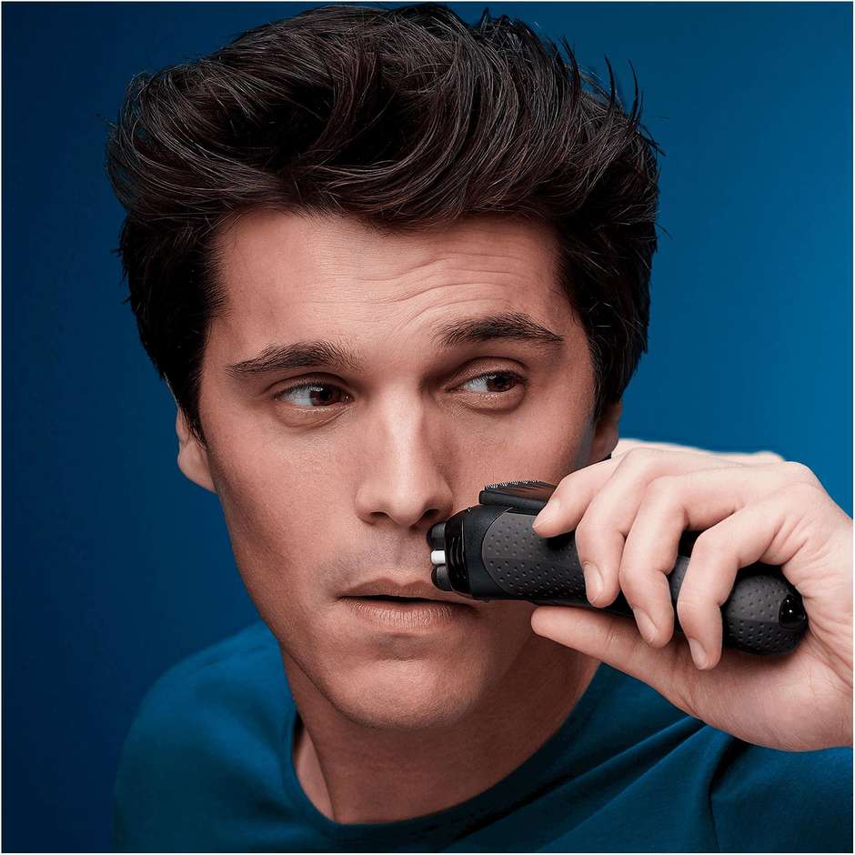 Braun Series 3 ProSkin 3020s Rasoio Elettrico Ricaricabile e a Rete con MicroComb Nero