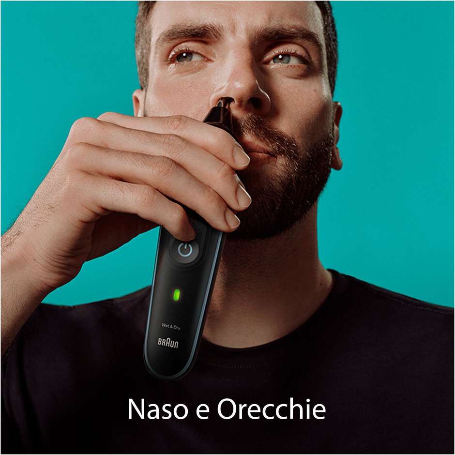 Braun Series 5 MGK5411 Kit Rifinitore Multifunzione 9 in 1 Wet & Dry Viso e Corpo