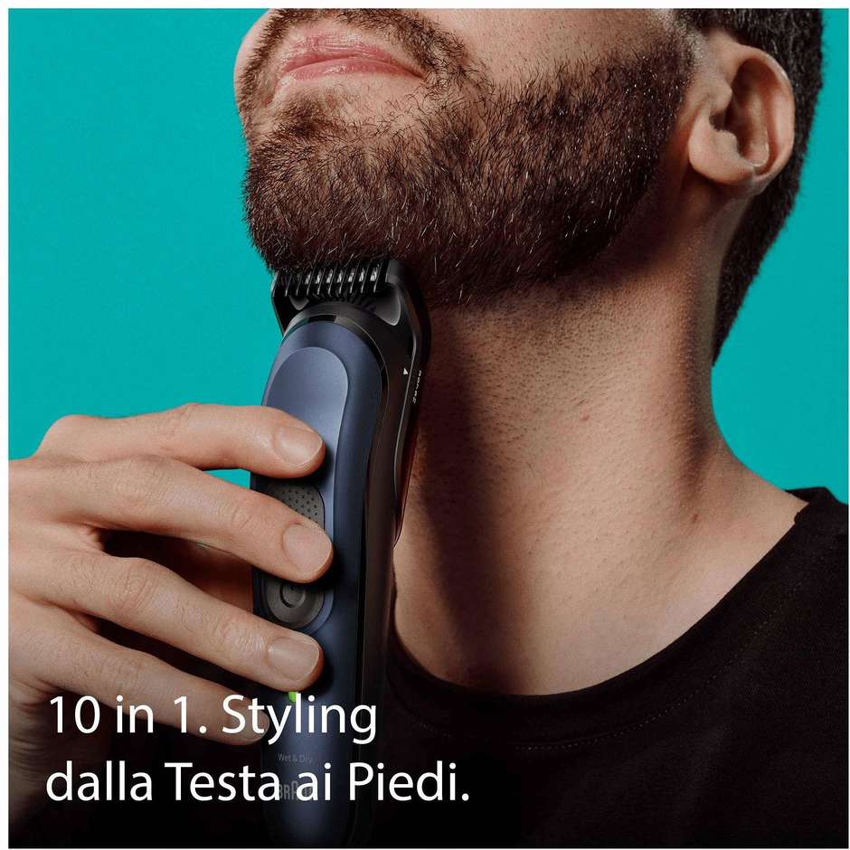 Braun Series 7 MGK7421 kit per lo styling con batteria al litio, 100 minuti
