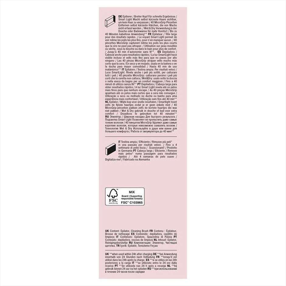 Braun Silk-epil 7 7-000 Epilatore Wet & Dry 40 Pinzette MicroGrip SmartLight