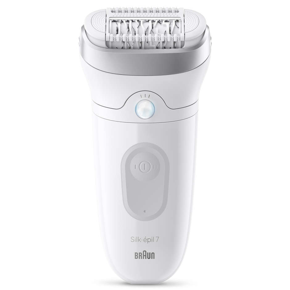 Braun Silk-epil 7 7-000 Epilatore Wet & Dry 40 Pinzette MicroGrip SmartLight