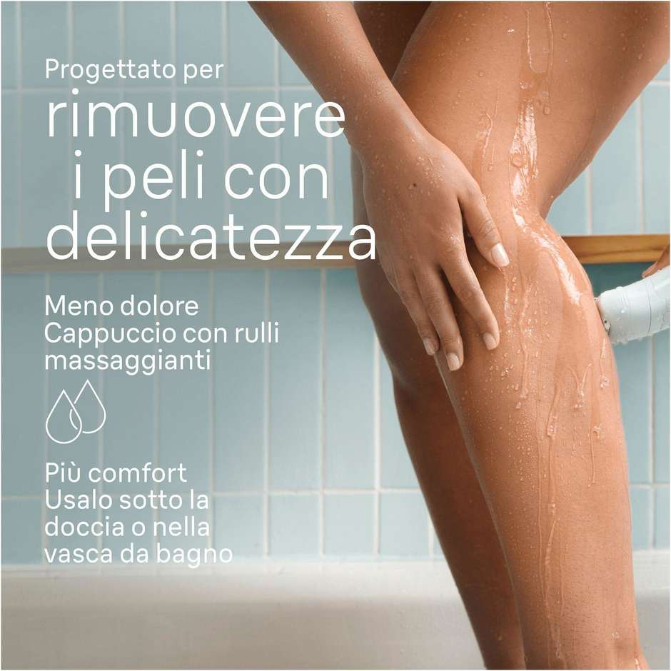 Braun Silk-épil 5 5030 Epilatore Donna Wet & Dry per Principianti con Cappuccio Rulli