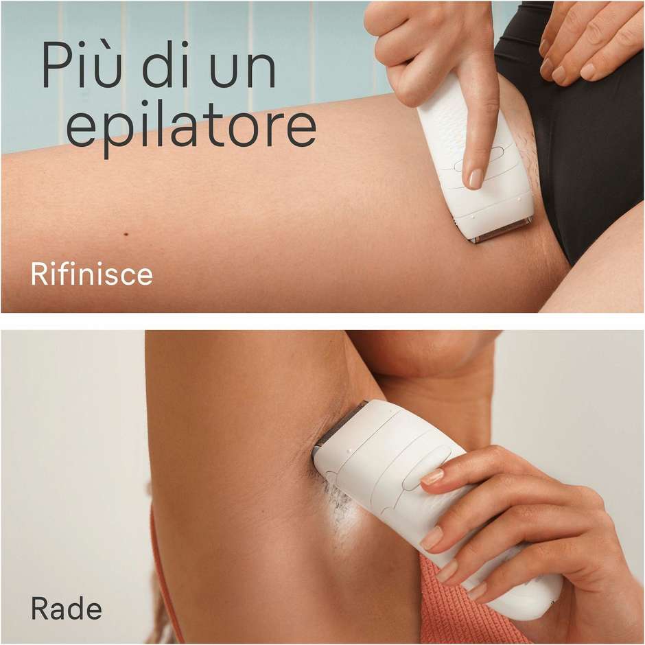 Braun Silk-épil 5 5030 Epilatore Elettrico Donna Wet & Dry, 28 Pinzette MicroGrip, Rosa/Bianco