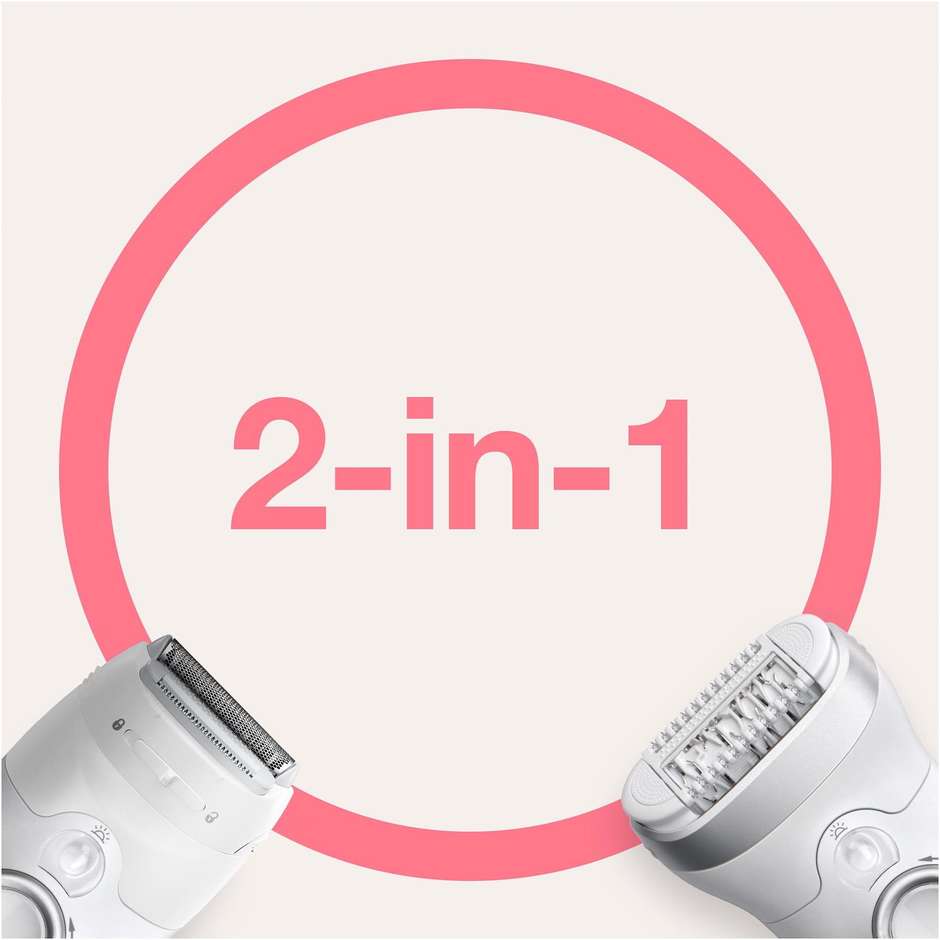Braun Silk-épil 9 9-705 Epilatore Elettrico Ricaricabile Wet & Dry con Rasoio e Rifinitore