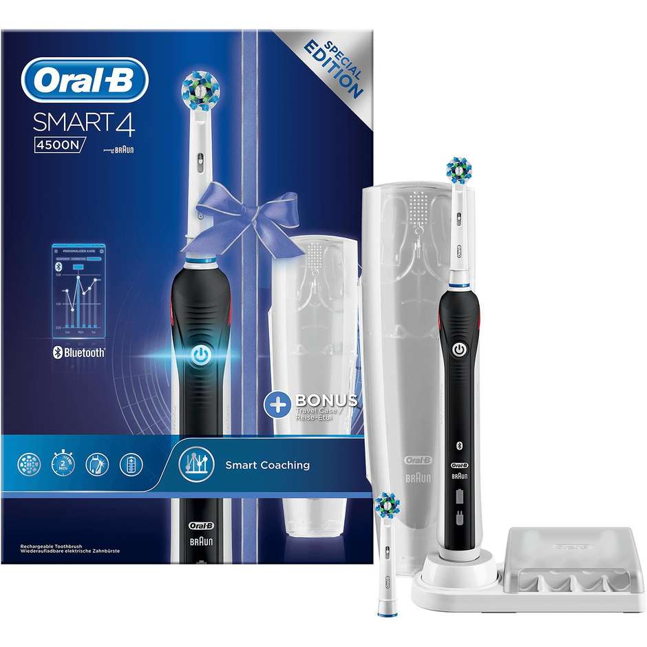 Braun Smart 4 4500N Oral-B Spazzolino elettrico con travel case