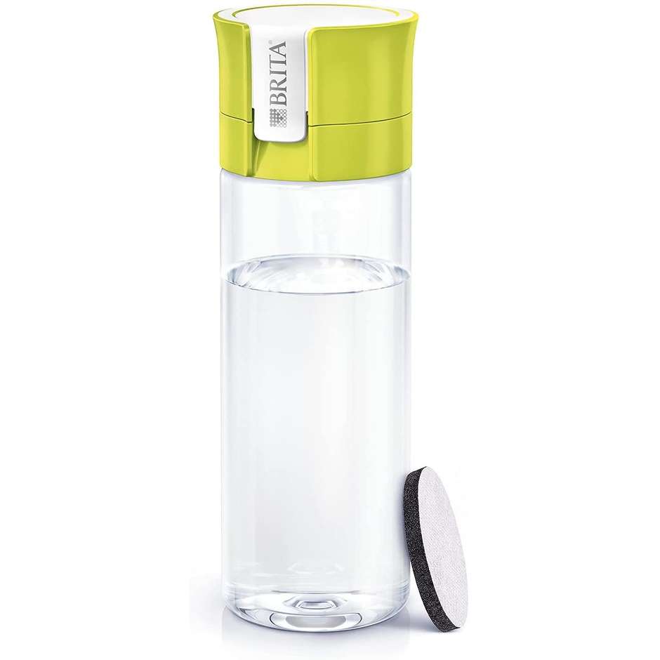 Brita 1016335 Borraccia Filtrante Capacità 0,6 Lt colore lime