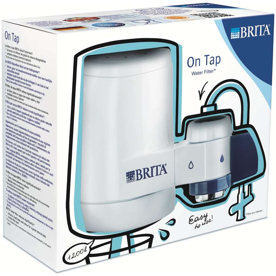 Brita On Tap Sistema filtrante acqua per rubinetto filtro Refill 1200L colore Bianco