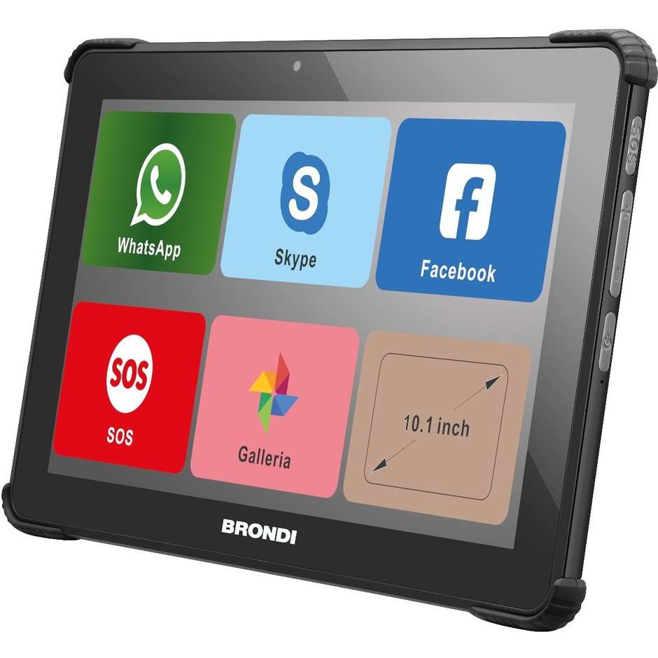 Brondi Amico Tablet 10,1" 3G Ram 1 GB Memoria 8 GB Android colore nero