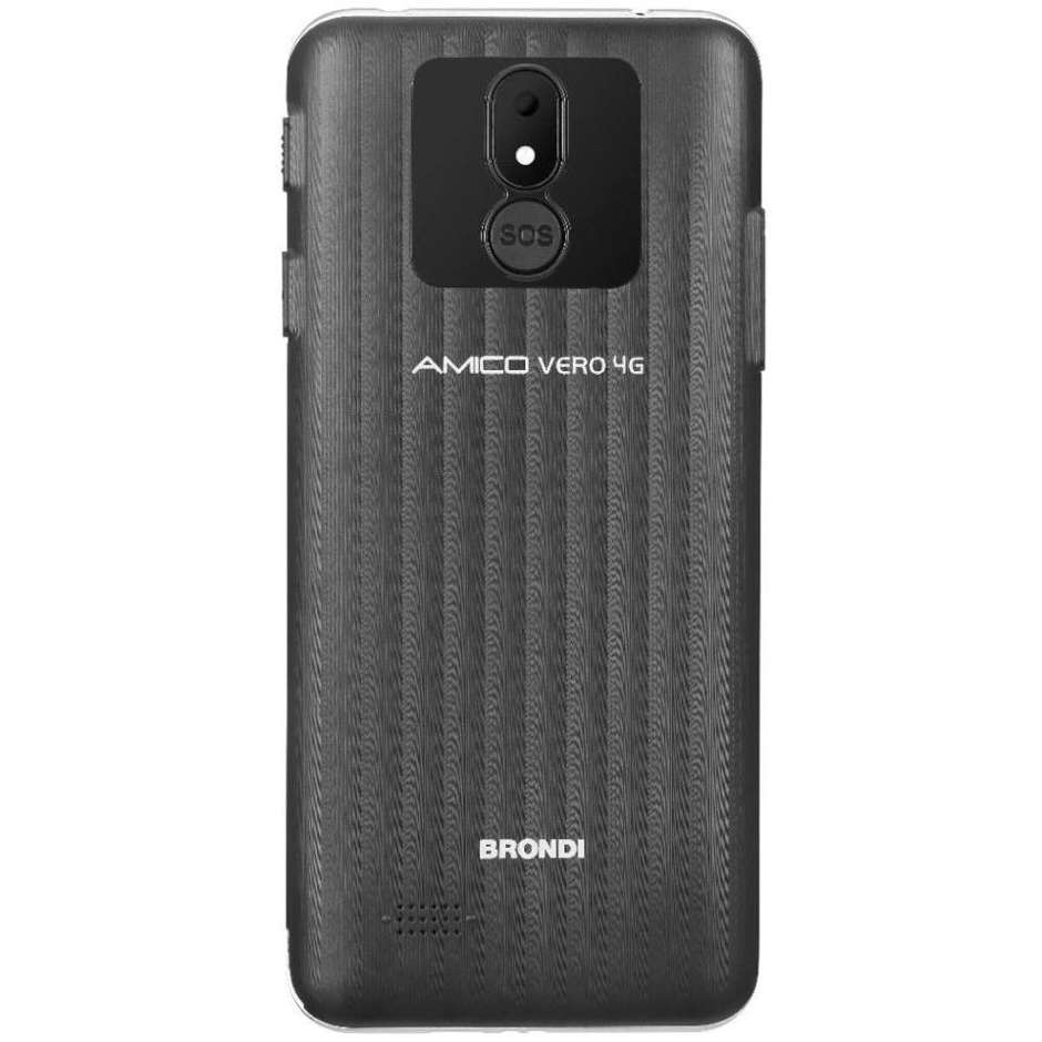 Brondi Amico Vero Smartphone 4G 14,5 cm (5.7") 3 GB 32 GB Tasto SOS Icone Grandi Nero