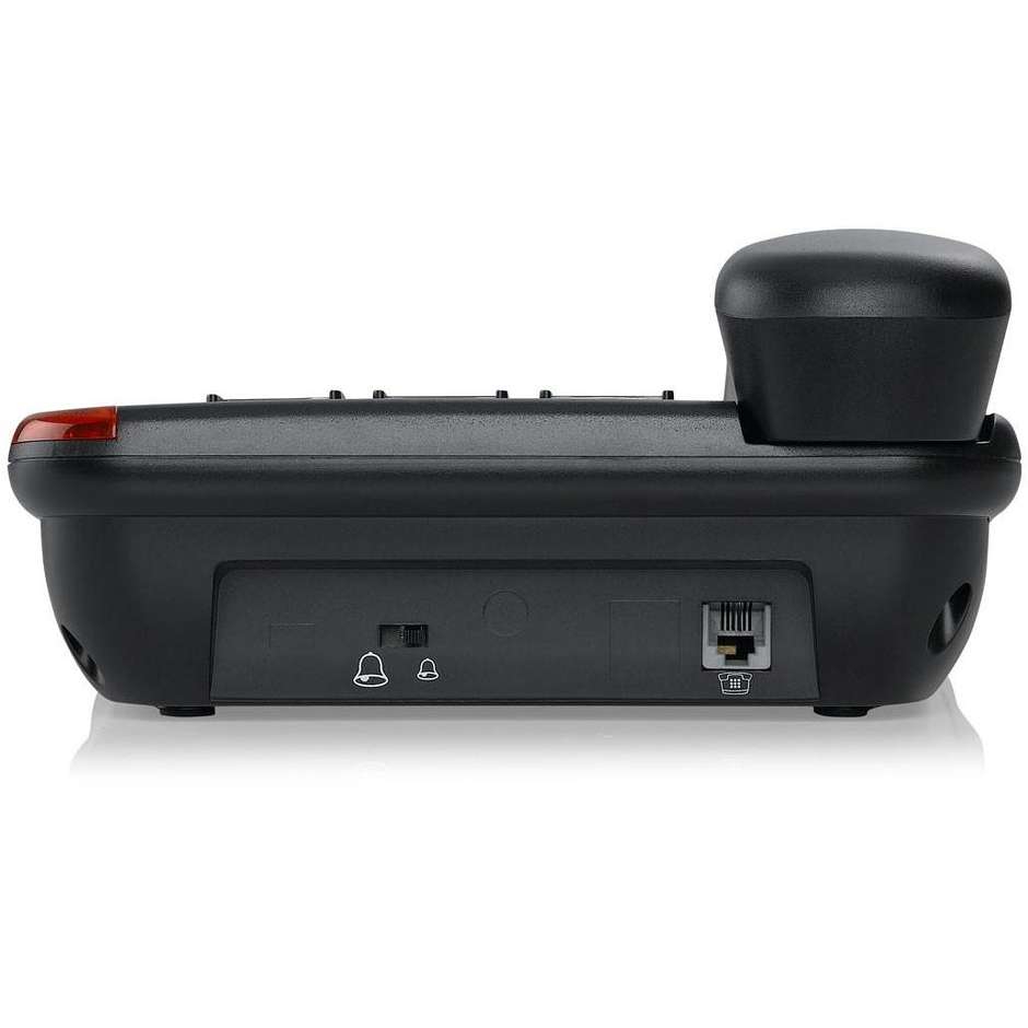 Brondi Bravo 15 Telefono Fisso con Filo Tasti Grandi Volume Suoneria Alto Colore Nero