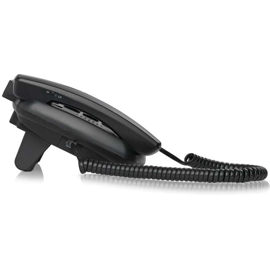 Brondi Bravo 90 LCD Telefono Fisso con Filo Display Retroilluminato 3 Tasti Rapidi M1-M3 Vivavoce Colore Nero