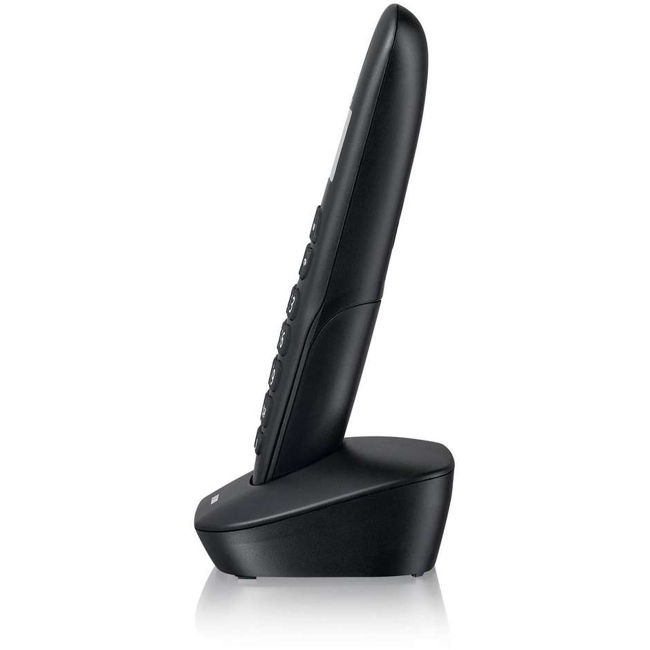 Brondi Gala Telefono Cordless DECT Display Monocromatico Retroilluminato ECO DECT Vivavoce Colore Nero