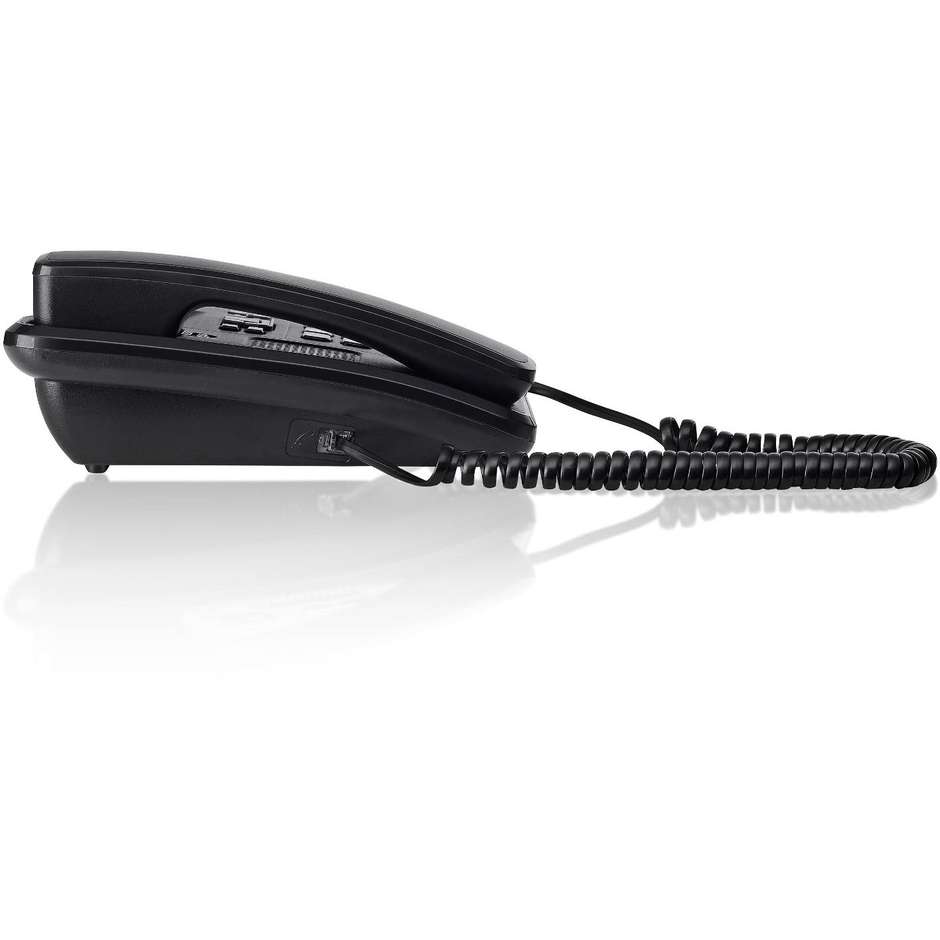 Brondi Office Desk Telefono Fisso da Ufficio con Display LCD 12 Cifre Vivavoce Rubrica Colore Nero