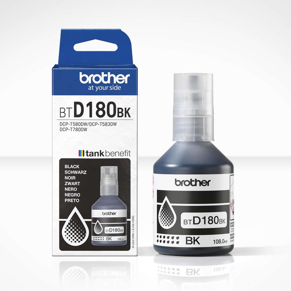 Brother BTD180BK Ricarica di inchiostro per stampante Originale Nero