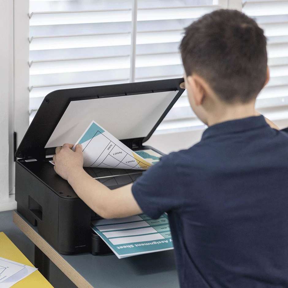Brother DCP-T580DW Stampante Multifunzione 3-in-1 Inkjet Serbatoi Ricaricabili A4 Duplex Wi-Fi Nero