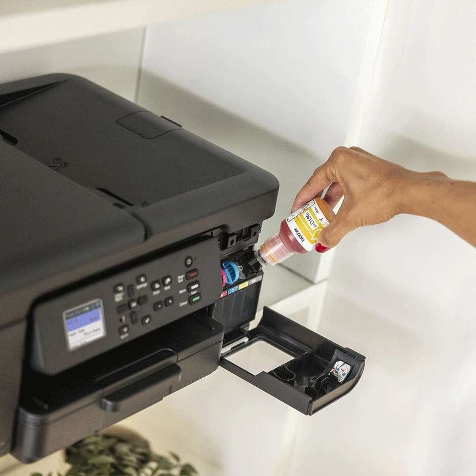 Brother DCP-T780DW Stampante Multifunzione Ink Tank 3-in-1 A4 a Serbatoi Integrati ADF 20 Fogli Fronte/Retro Automatico Wi-Fi Direct Display LCD Nero