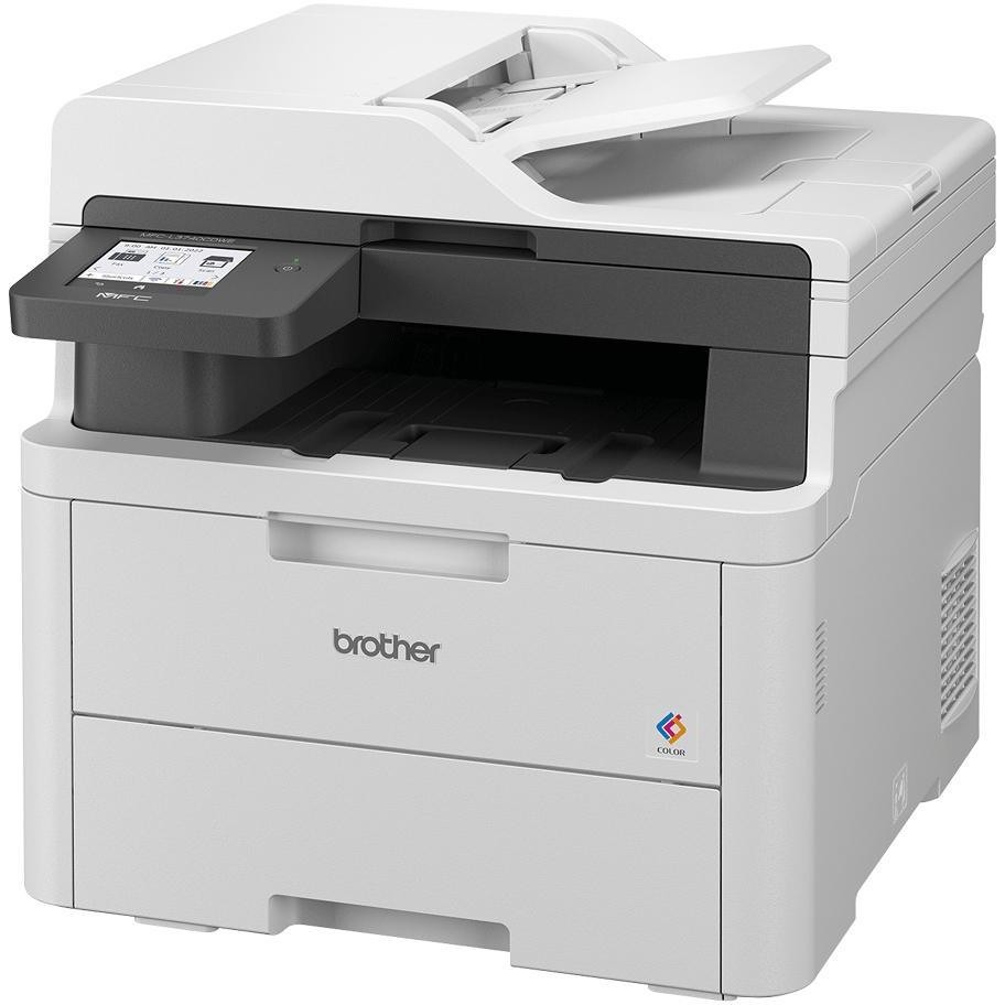 Brother MFC-L3740CDWE Stampante Multifunzione 4-in-1 Laser LED a Colori Touchscreen 6.8cm ADF A4 Duplex Wi-Fi Bianco