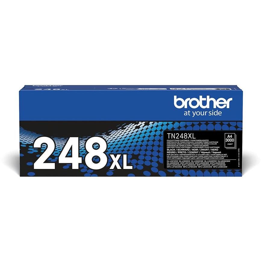 Brother TN-248XLBK Cartuccia Toner Originale Nero ad Alta Resa per Laser Colore