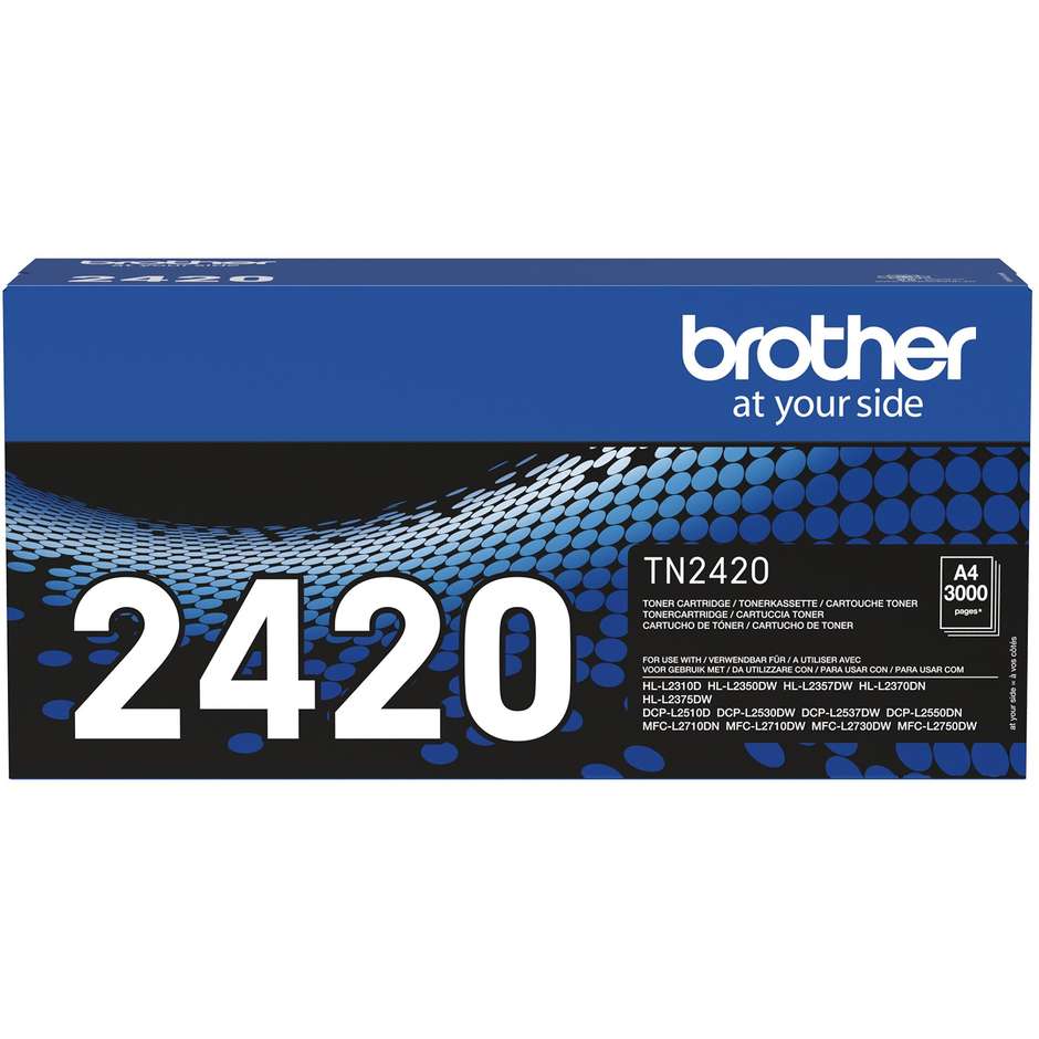 BROTHER TN2420 Cartuccia Toner Originale Nero Resa 3000 Pagine