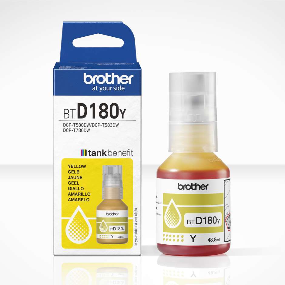 c.ink flacone giallo 180 tank 5.000 pagine
