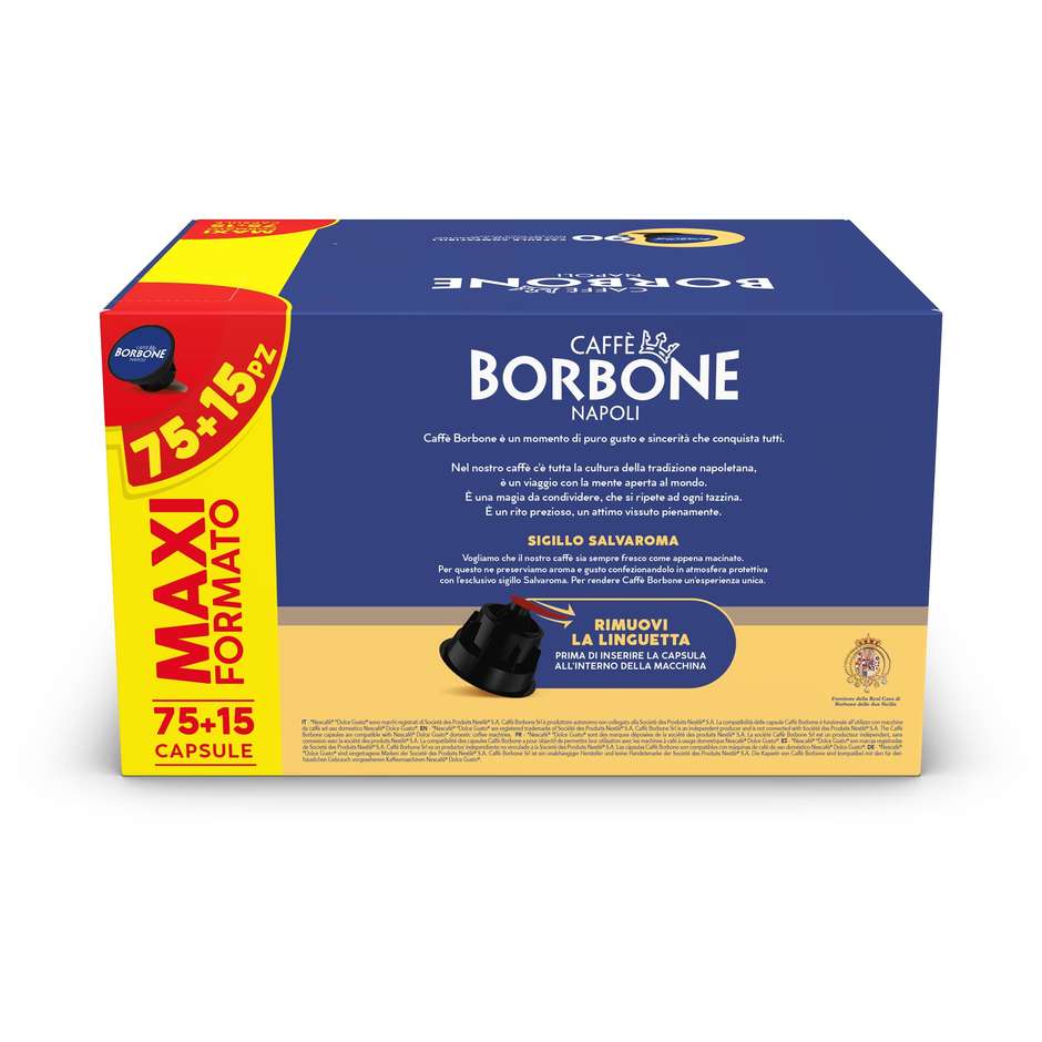 Caffè Borbone Capsule per Dolcegusto Miscela Nobile 90 Pz