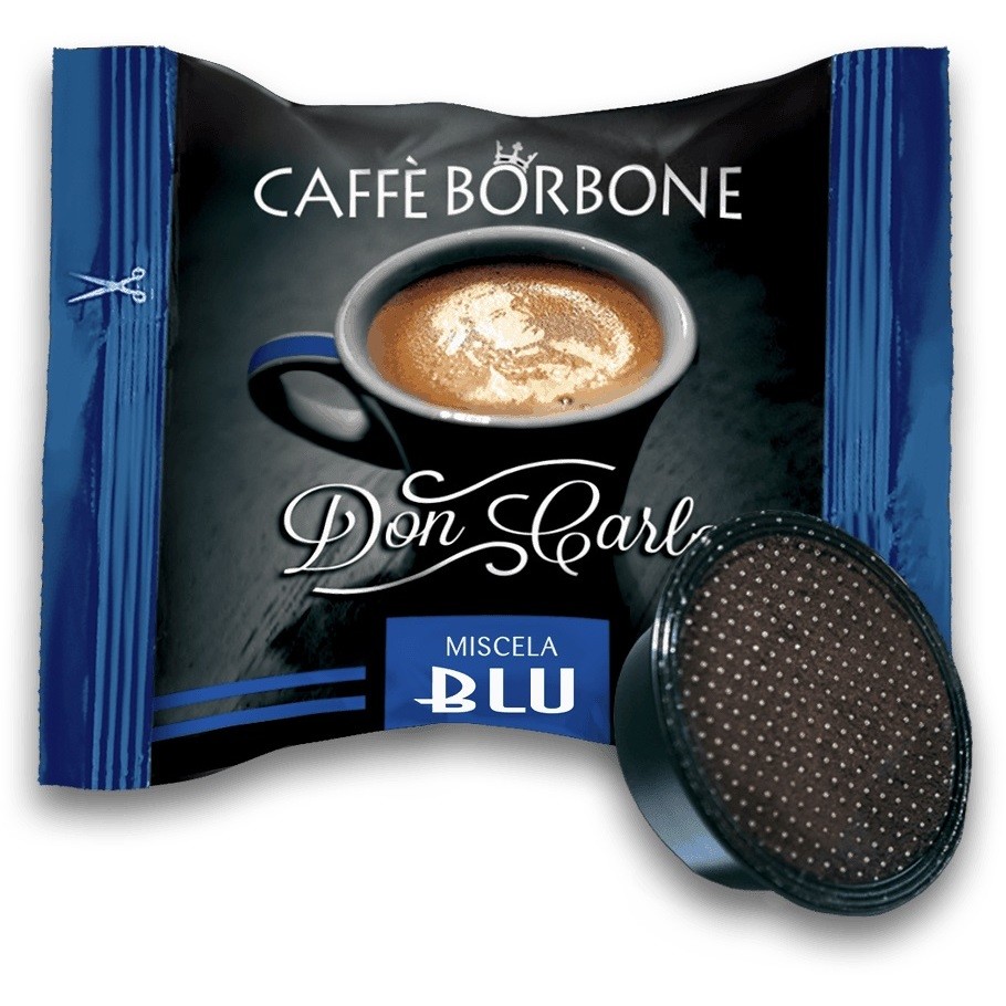 Caffè Borbone Kit 80 capsule miscela BLU nobile compatibili con macchine caffè A Modo Mio