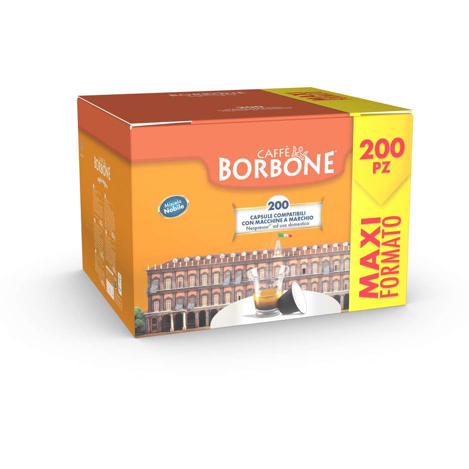 Caffè Borbone Miscela Nobile 200 capsule compatibili Nespresso