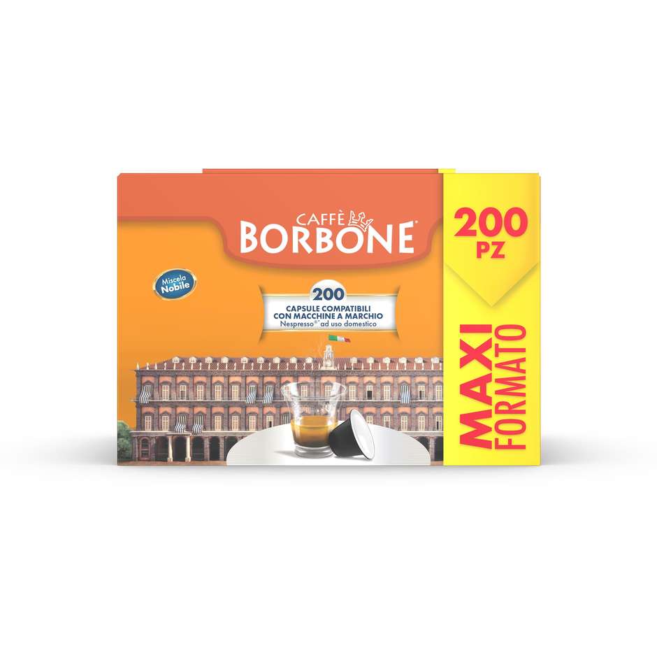 Caffè Borbone Miscela Nobile 200 capsule compatibili Nespresso
