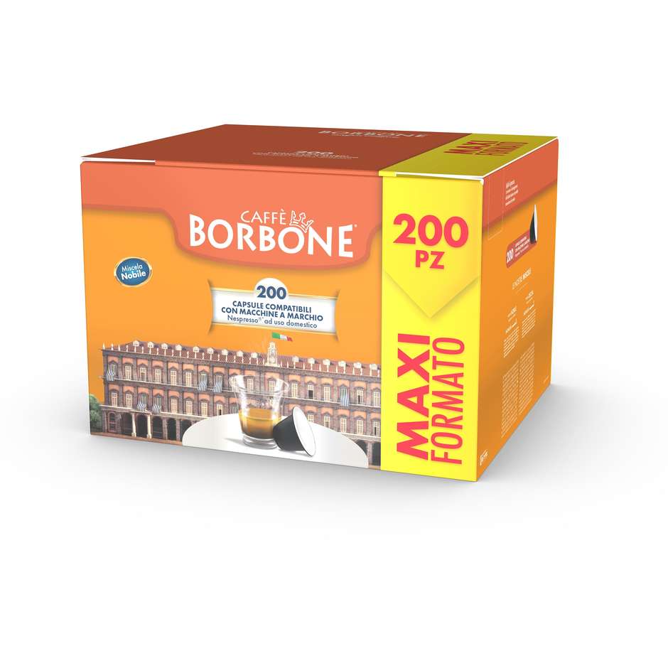 Caffè Borbone Miscela Nobile 200 capsule compatibili Nespresso