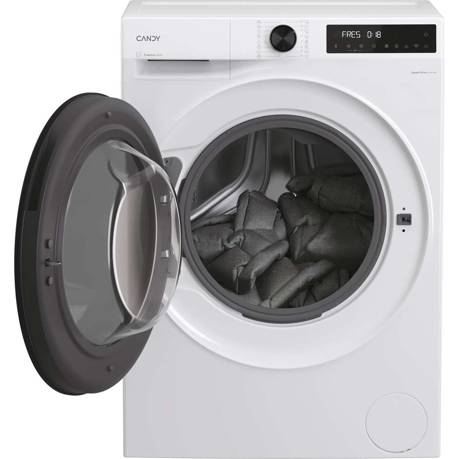 Candy BP47SBL8-S Lavasciuga 8+5 kg 1400 Giri/min Classe A Bianco