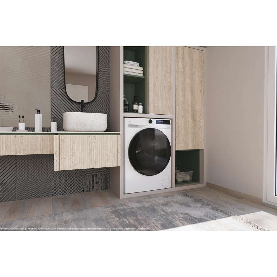 Candy BP47SBL8-S Lavatrice Carica frontale Capacità 7 Kg 1400 Giri/min Classe A Colore Bianco