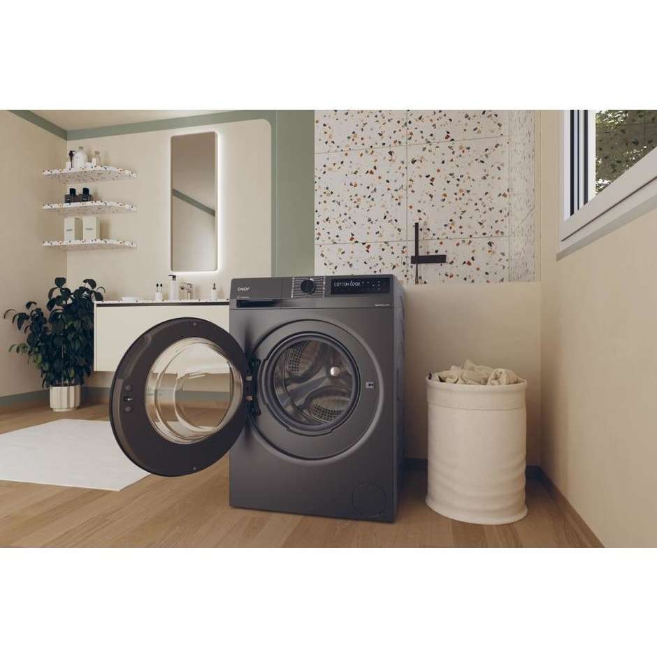Candy BR 48B6G-S ProWash 500 Lavatrice 8 kg 1400 giri Wi-Fi classe A antracite