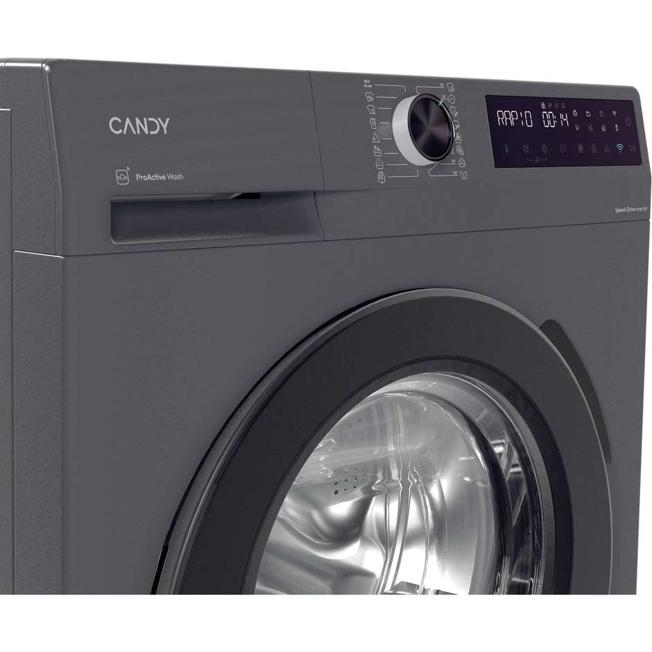 Candy BR26SSB6G-S Lavatrice Carica frontale Capacita 6 Kg 1200 Giri/min Classe A Colore Antracite