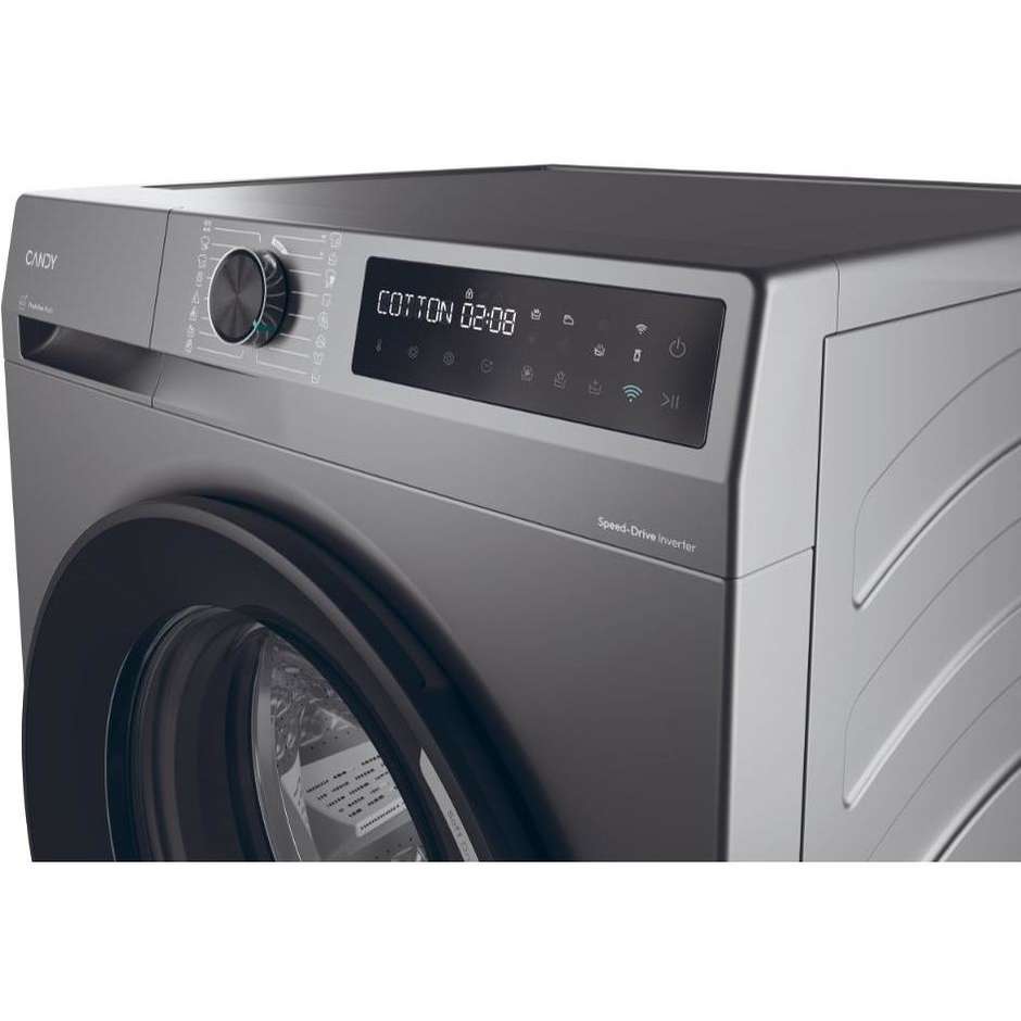 Candy BR48B6GS Lavatrice Caricamento frontale Capacità 8 kg 1400 Giri/min Classe A Colore Antracite
