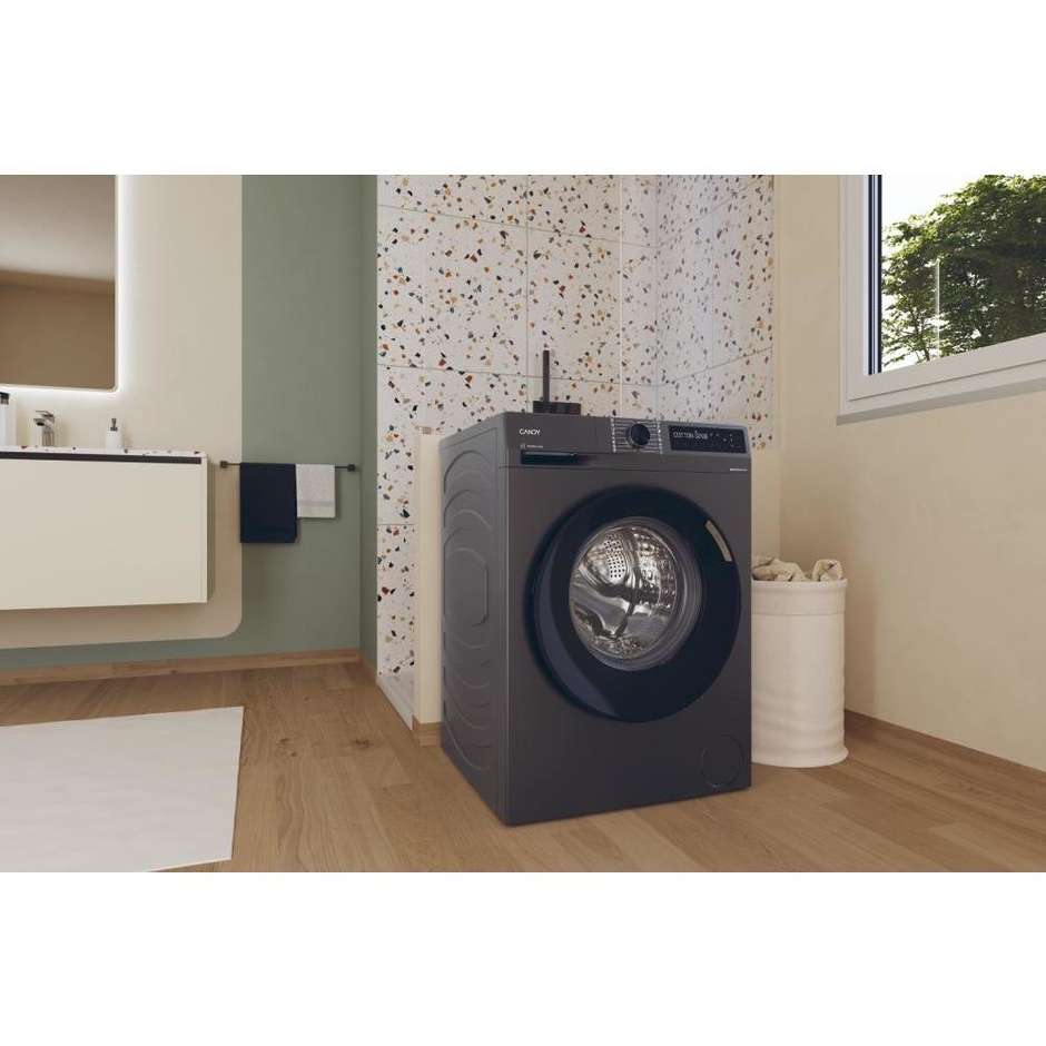 Candy BR48B6GS Lavatrice Caricamento frontale Capacità 8 kg 1400 Giri/min Classe A Colore Antracite