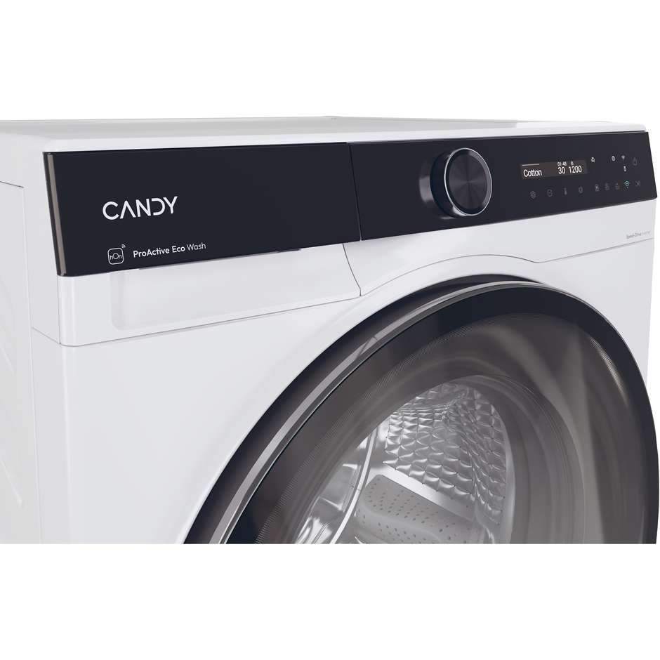 Candy BS49SB8S Lavatrice Caricamento frontale Capacita 9 kg 1400 Giri/min Classe Colore Bianco